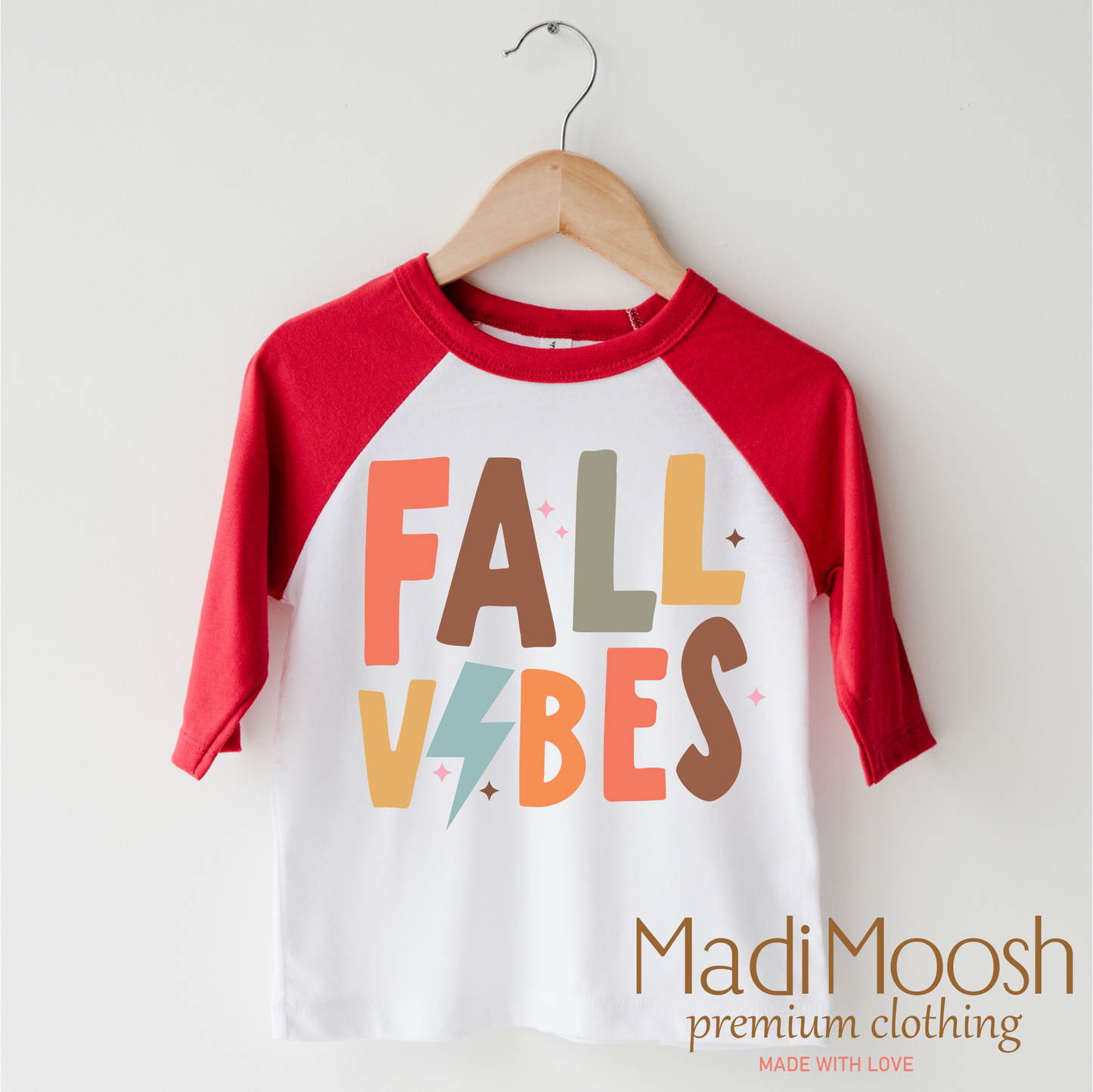 Fall Vibes Lightweight Autumn Shirt Tee Madi Moosh