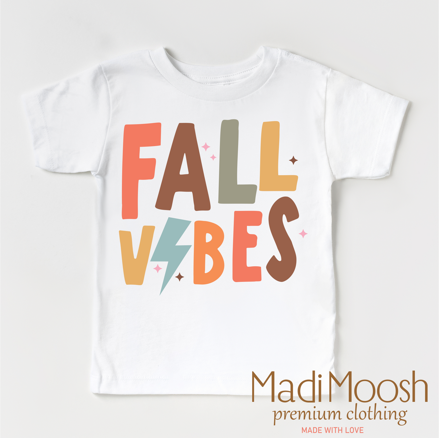 Fall Vibes Lightweight Autumn Shirt Tee Madi Moosh