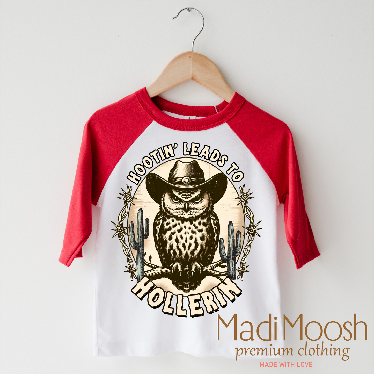 Hootin Leads To Hollerin Funny Owl Western Shirt