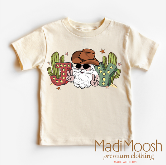 Cowboy Santa Western Christmas Shirt Cowboy Santa Christmas Tee