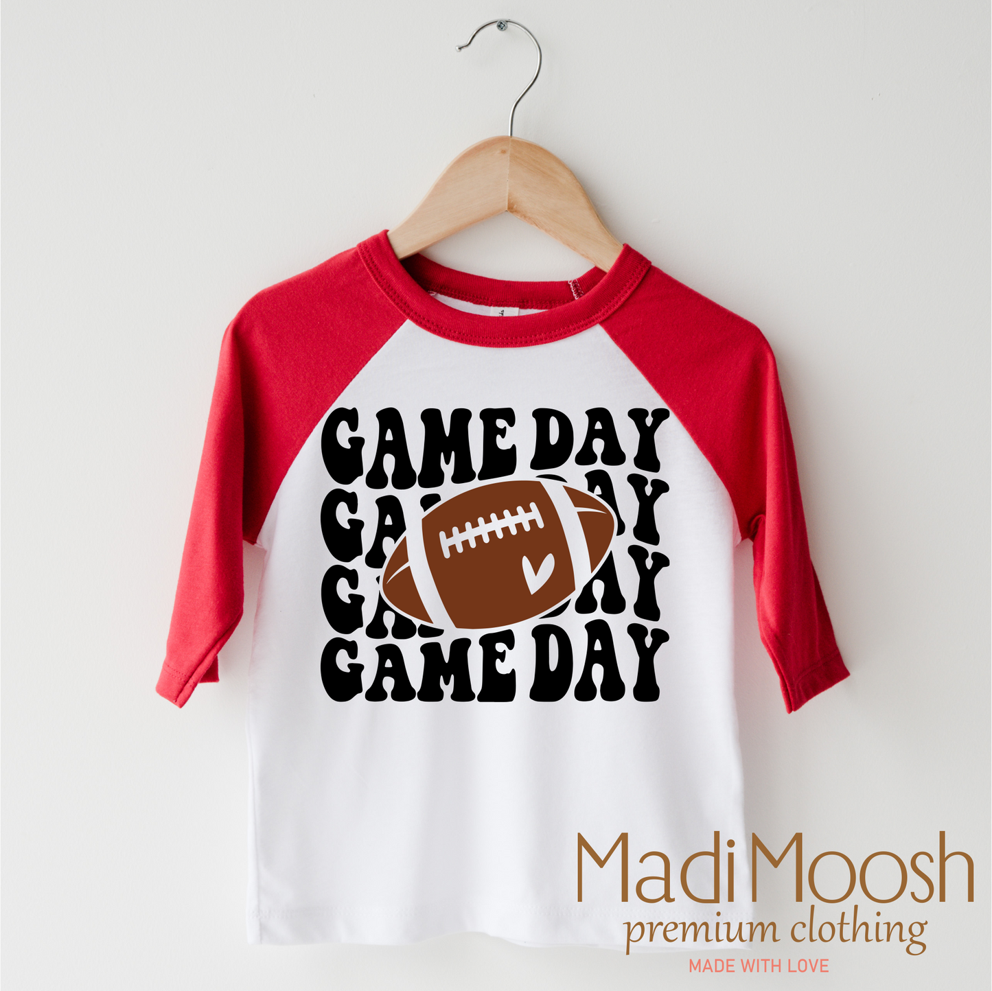 Game Day Football Shirt Comfortable Football Tee Madi Moosh