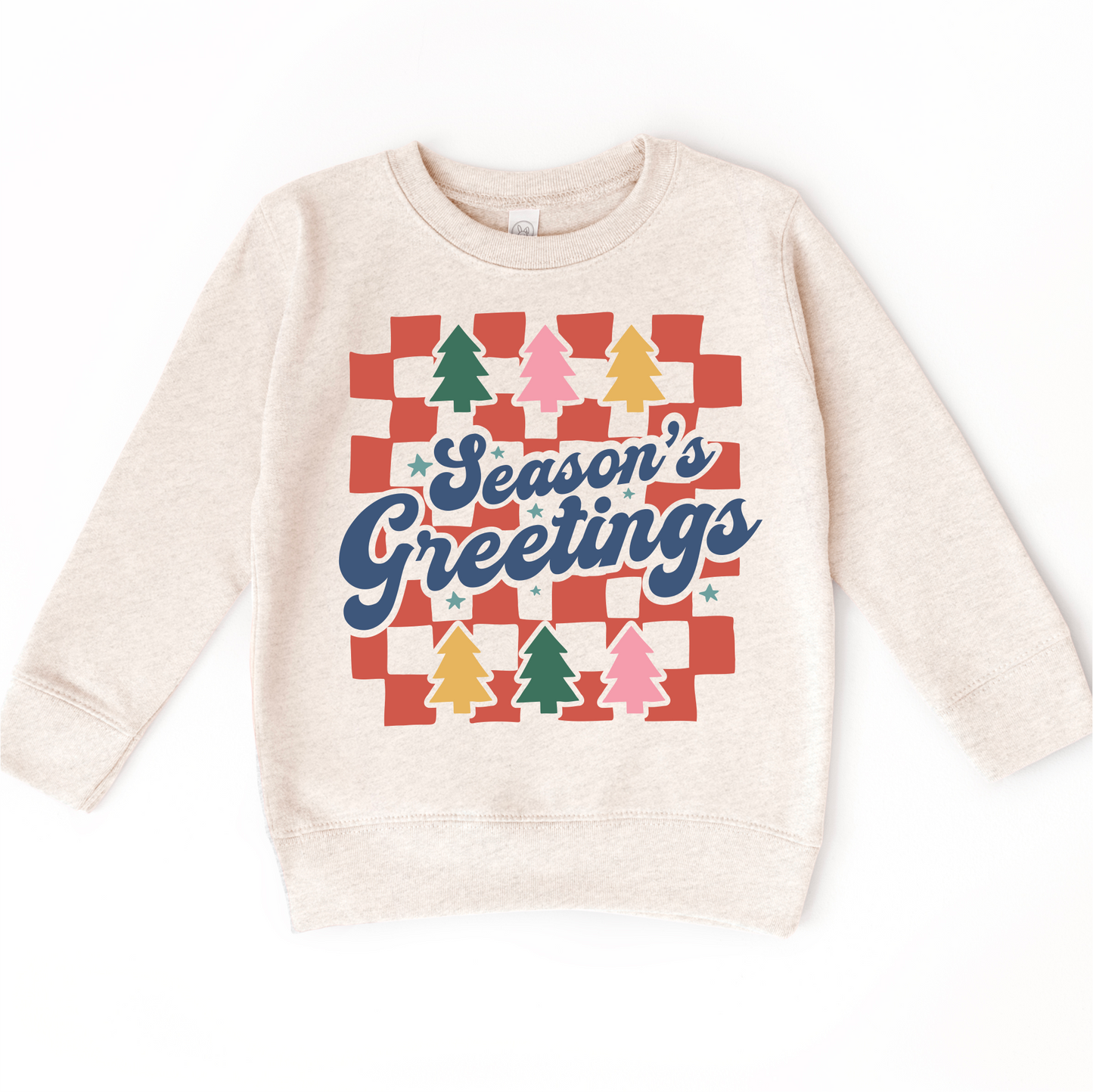 Boho Season's Greeting Long Sleeve Christmas Shirt