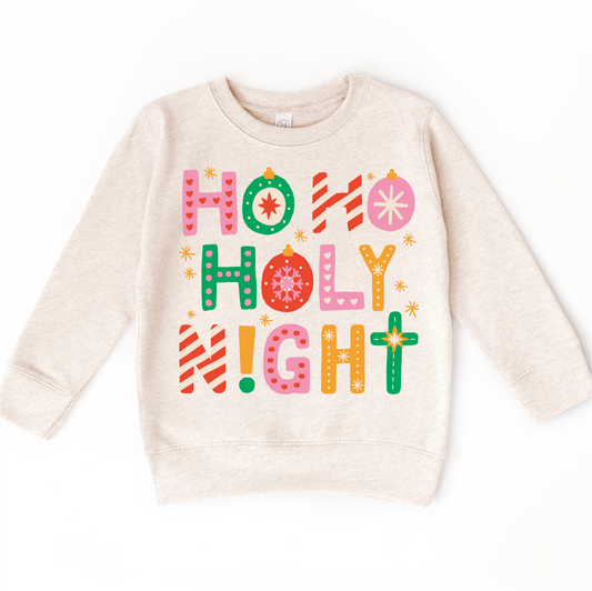 Ho Ho Holy Night Christmas Shirt Christian Tee Madi Moosh