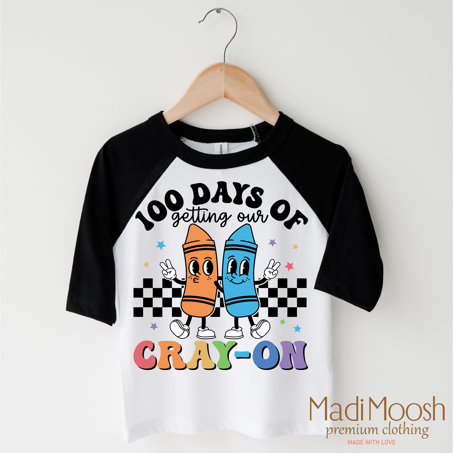 100 Days Of Getting Your Cray-On School Shirt - School Tee