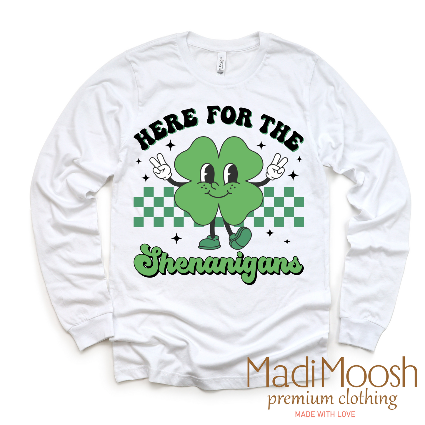 Here For The Shenanigan's  St. Patrick's Day Shirt - St. Patrick's Day Tee