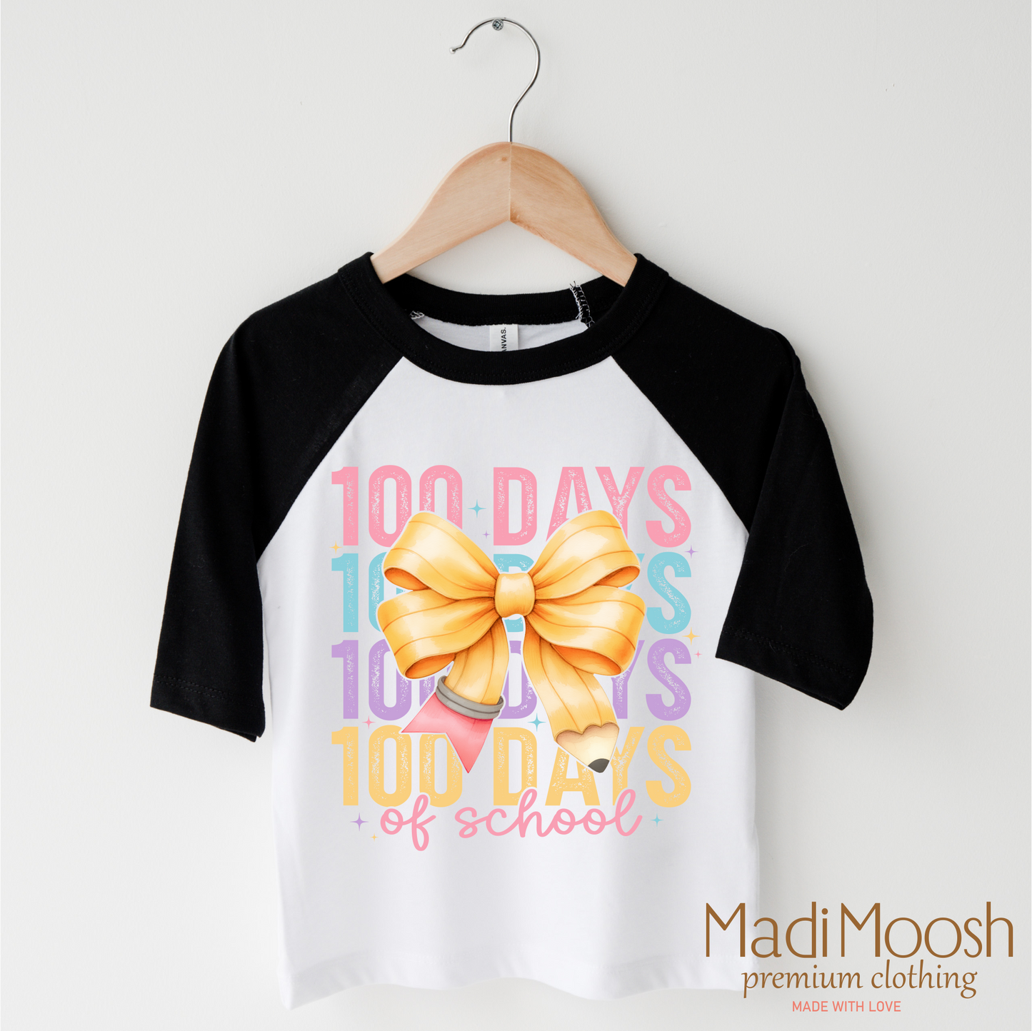 100 Days Of School Bow Shirt - School Tee