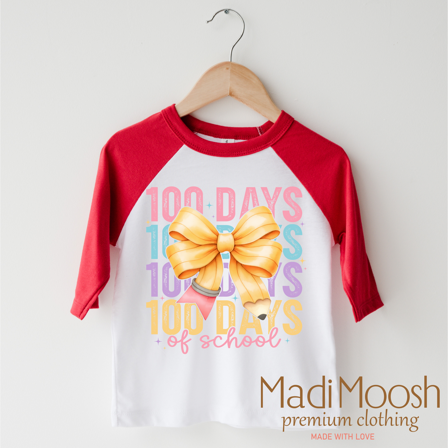 100 Days Of School Bow Shirt - School Tee