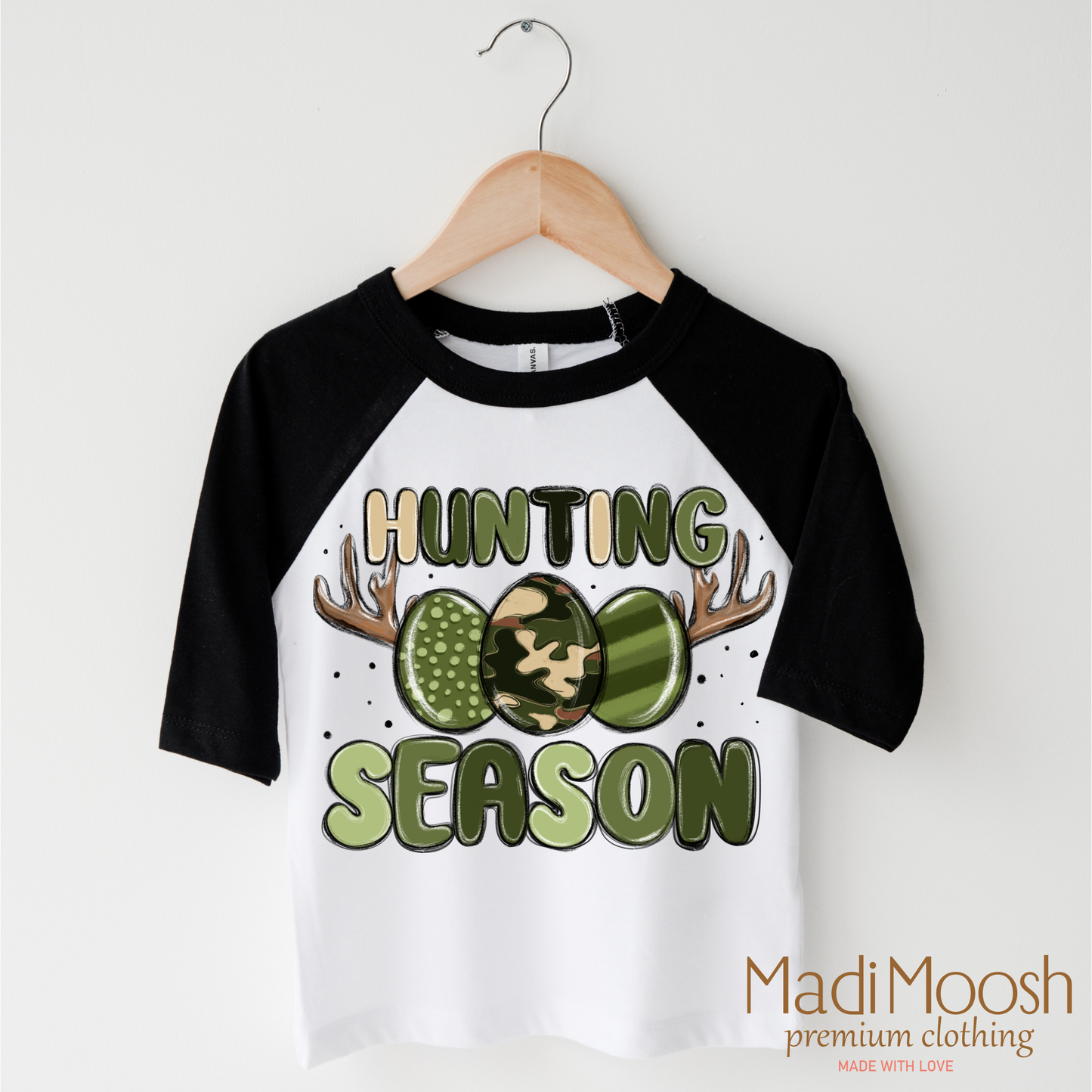 Kids Easter Egg Hunting Shirt - Hunting Season Boys Easter Tee