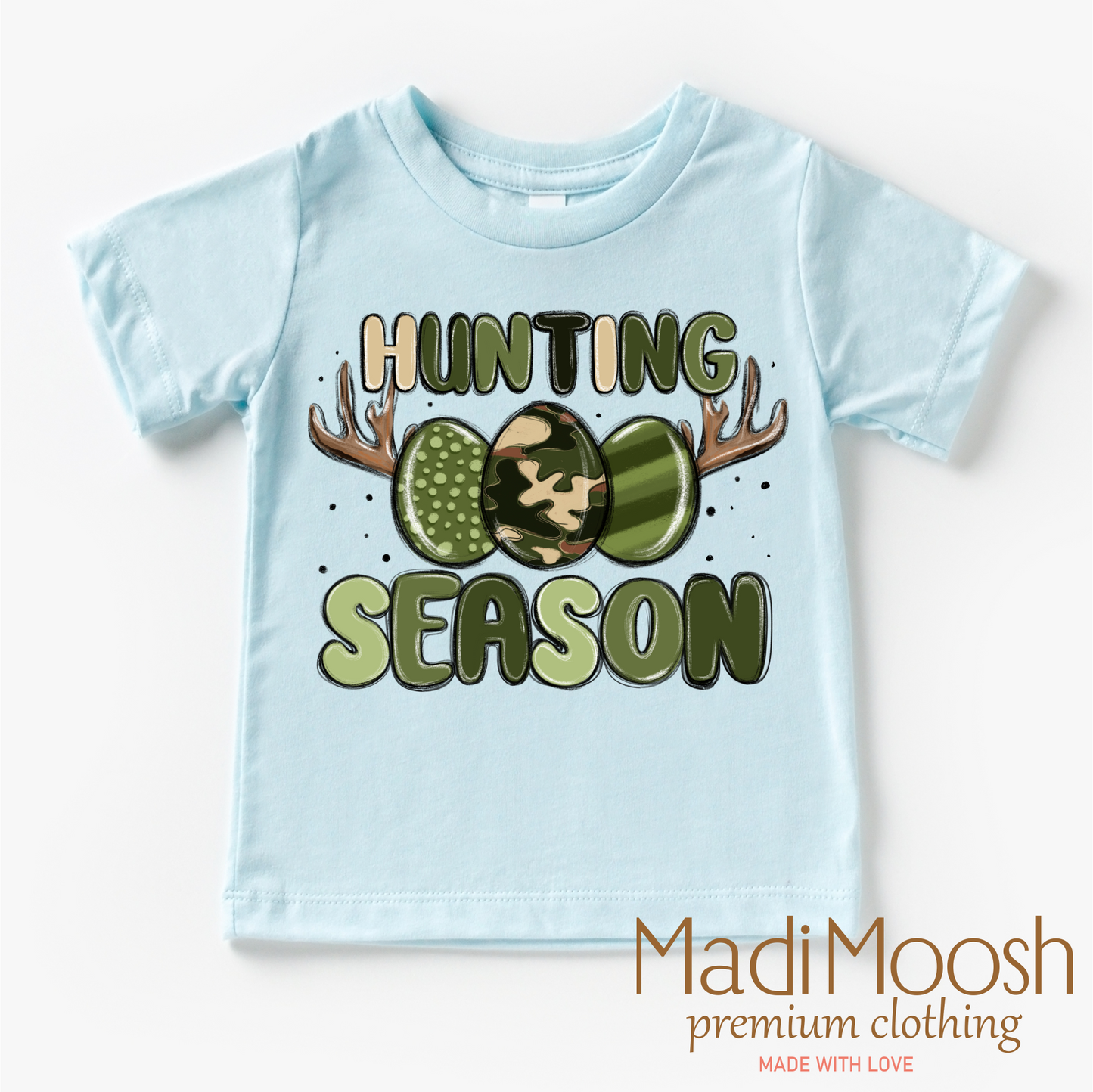 Kids Easter Egg Hunting Shirt - Hunting Season Boys Easter Tee