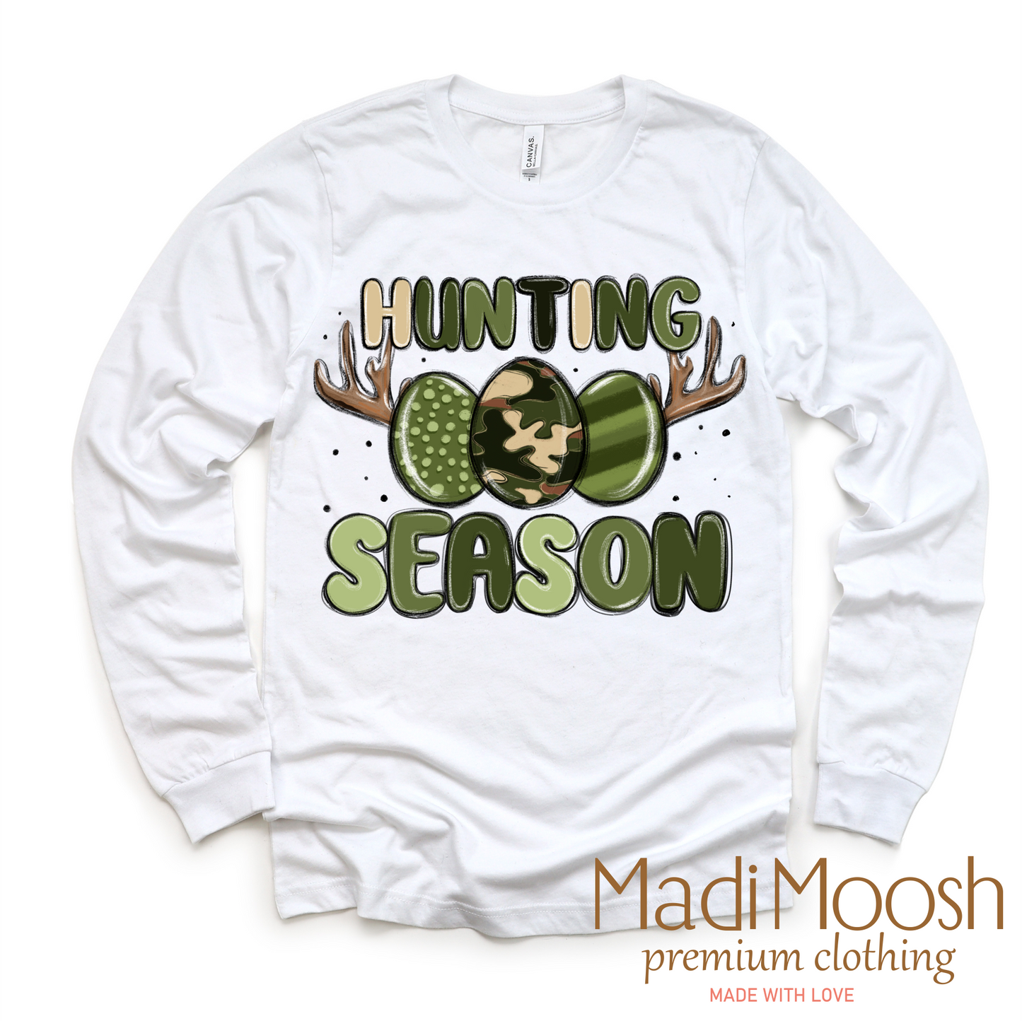 Kids Easter Egg Hunting Shirt - Hunting Season Boys Easter Tee