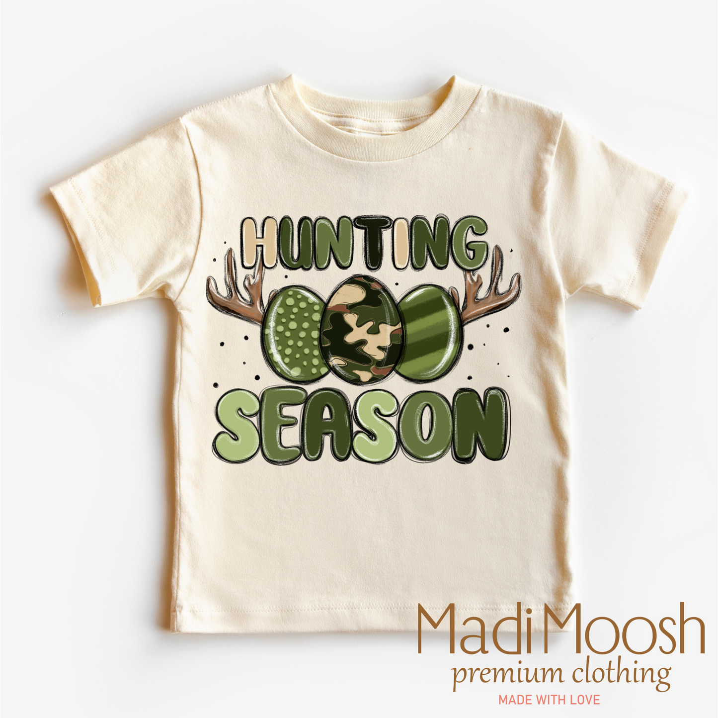 Kids Easter Egg Hunting Shirt - Hunting Season Boys Easter Tee