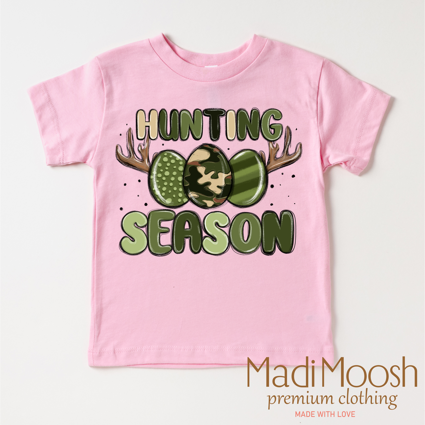 Kids Easter Egg Hunting Shirt - Hunting Season Boys Easter Tee