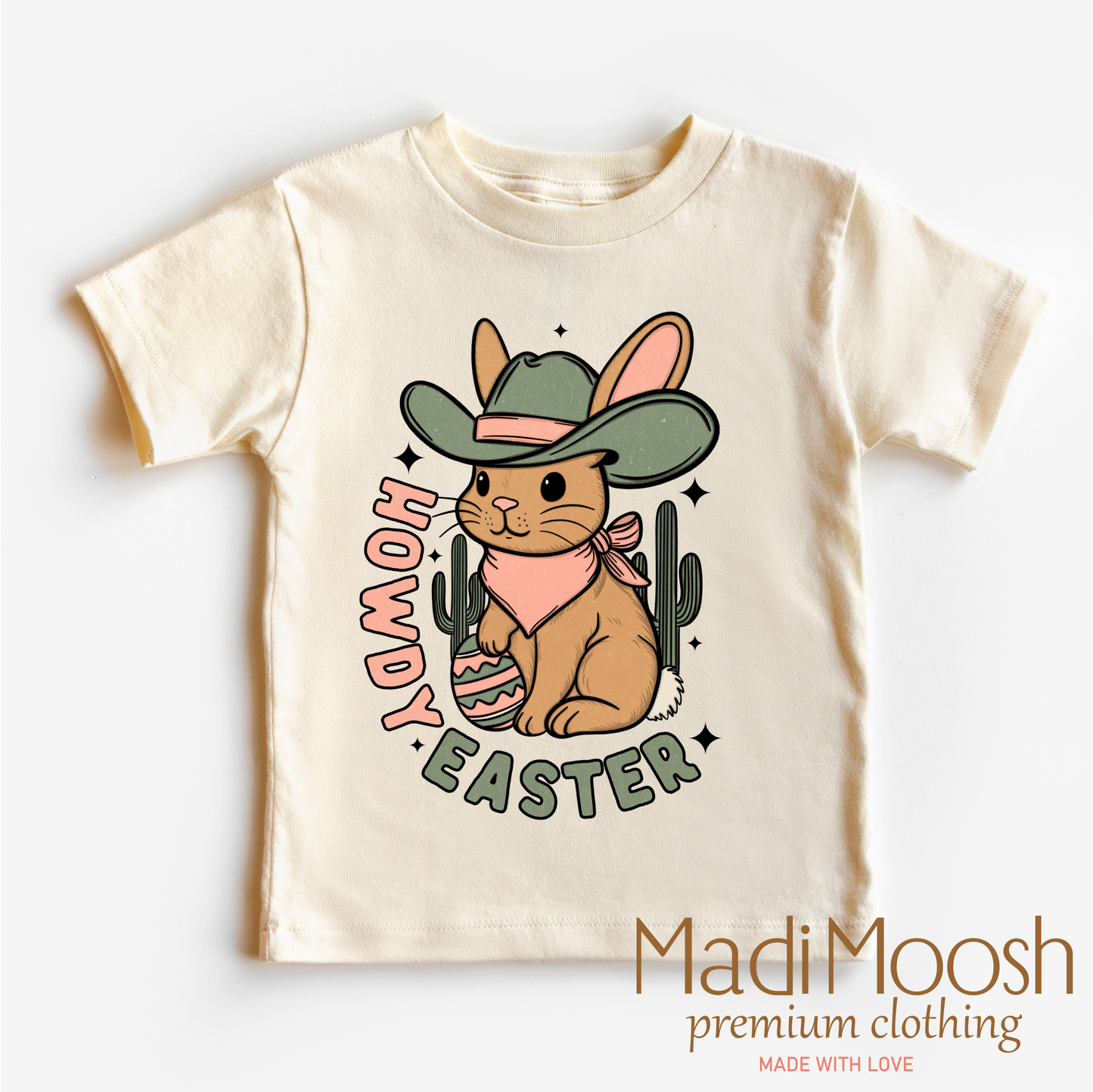 Howdy Easter Bunny Western Shirt - Kids Western Tee