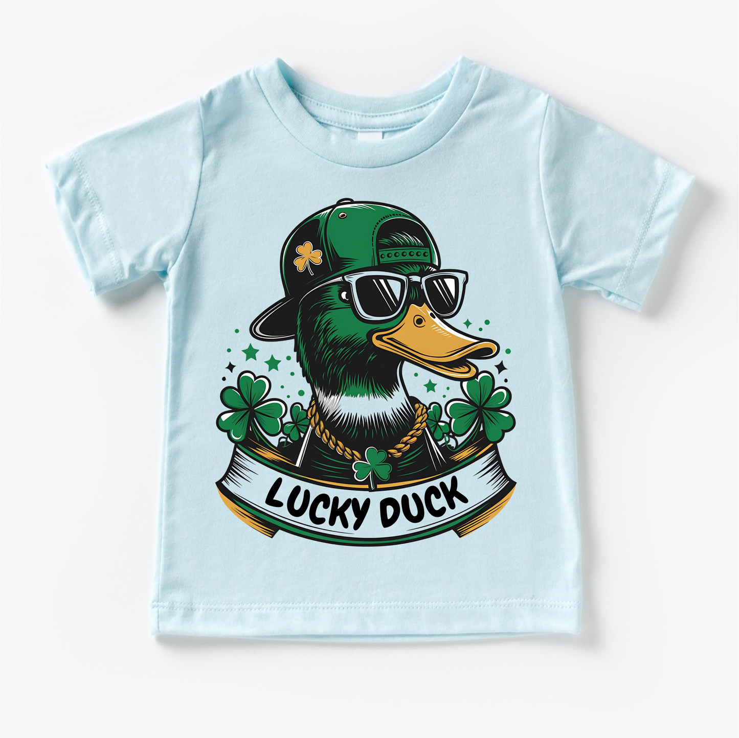 Lucky Duck St. Patrick's Day Shirt - St. Patrick's Day Kids & Adult Tee