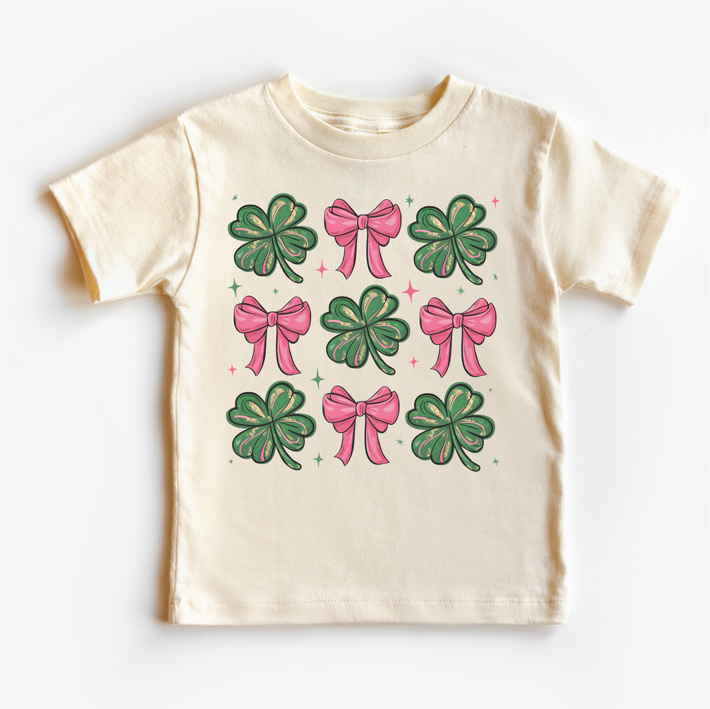 Clovers And Bows St. Patrick's Day Shirt - St. Patrick's Day Kids & Adult Tee