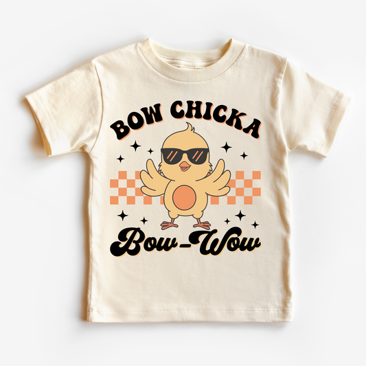 Bow Chicka Bow Wow Easter Shirt - Easter Chick Tee