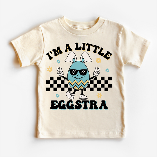 I'm A Little Eggstra Easter Shirt - Boys Easter Tee