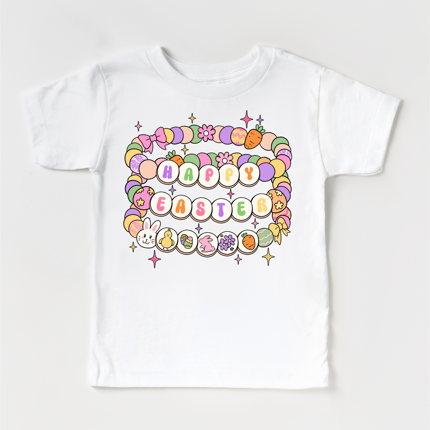 Easter Friendship Bracelet Shirt - Girls Easter Tee