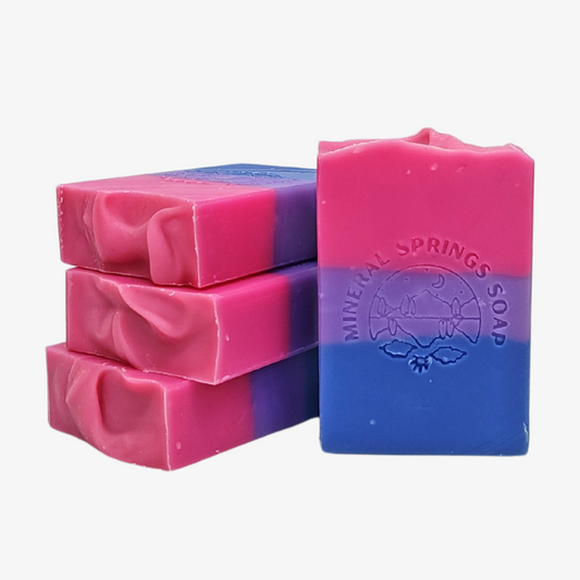 Bisexual Pride Wild Berry Medley Handcrafted Soap