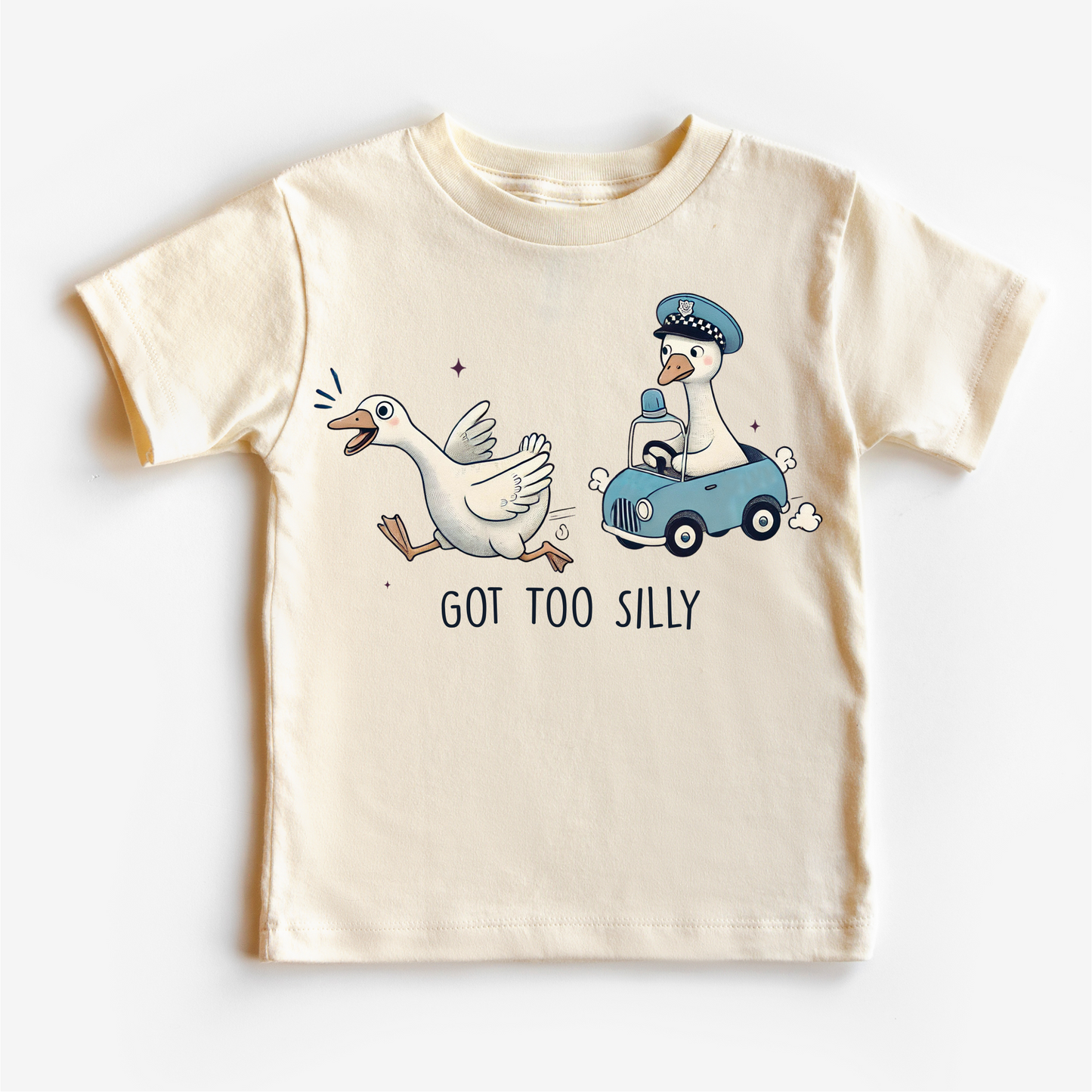 Got Too Silly Goose Shirt - Funny Kids Tee