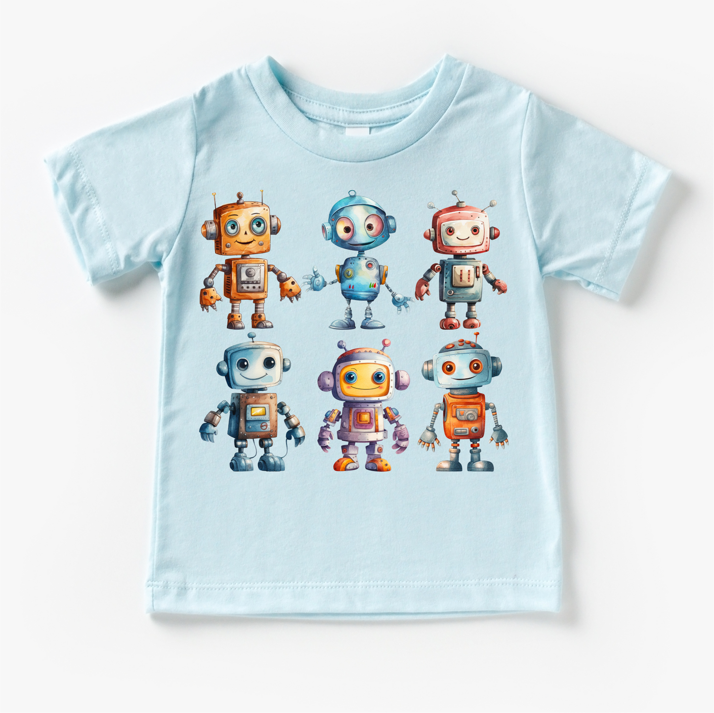 Cute Retro Robot Shirt - Kids Robot Shirt