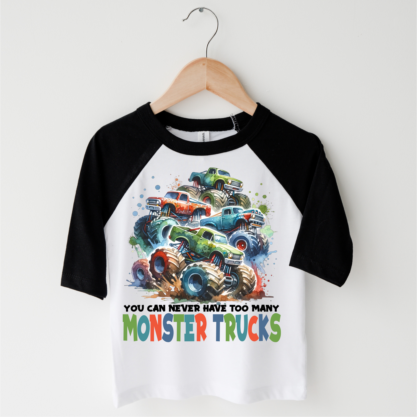 You Can Never Have Too Many Monster Trucks Shirt - Truck Tee