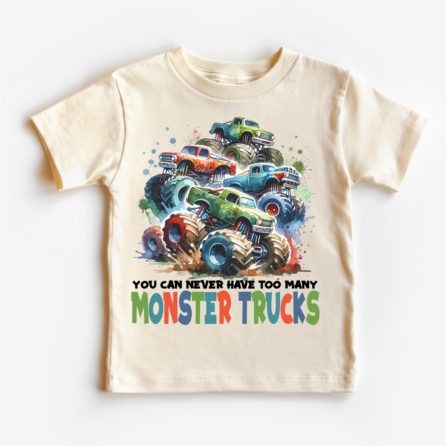 You Can Never Have Too Many Monster Trucks Shirt - Truck Tee