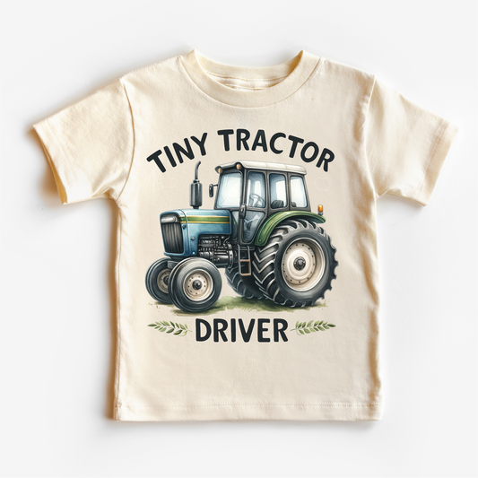 Tiny Tractor Driver Farm Shirt -  Little Farmer Tee