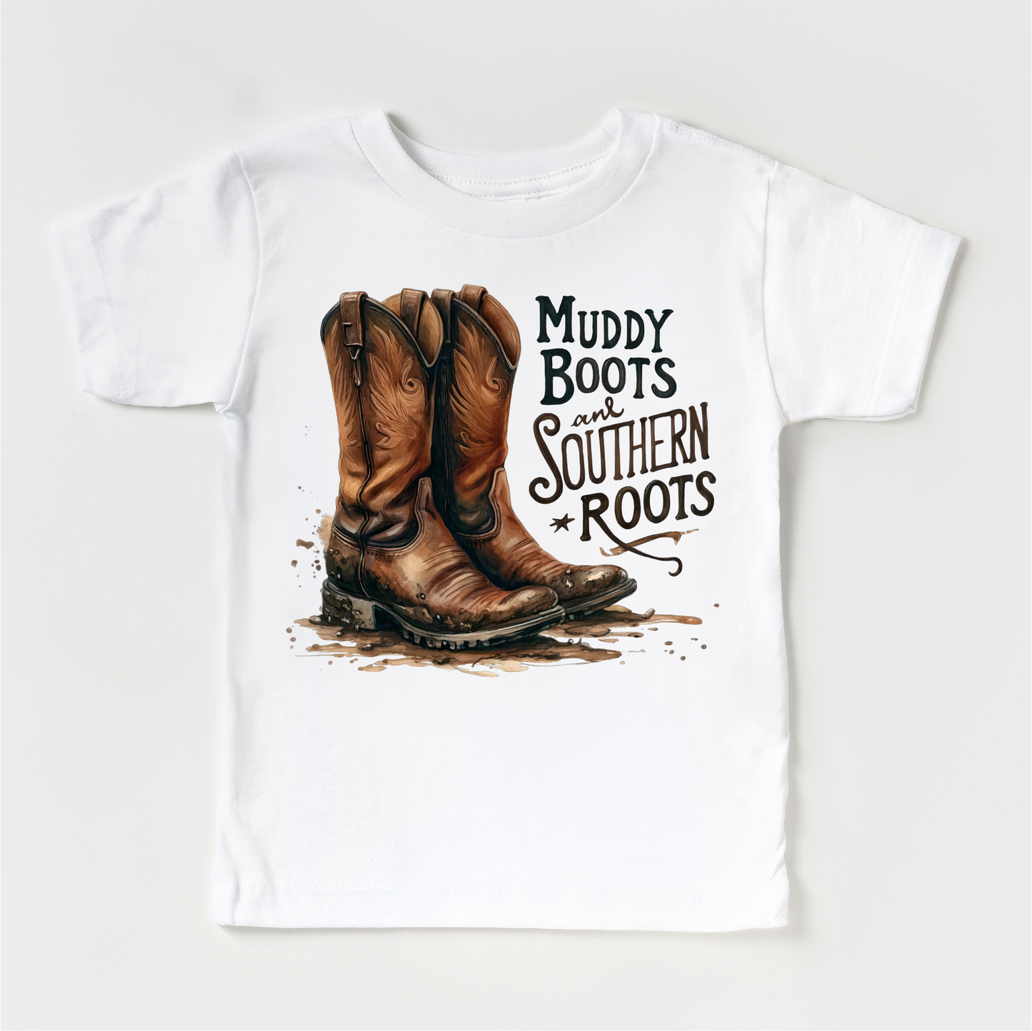 Muddy Boots And Southern Roots Shirt -  Western Tee