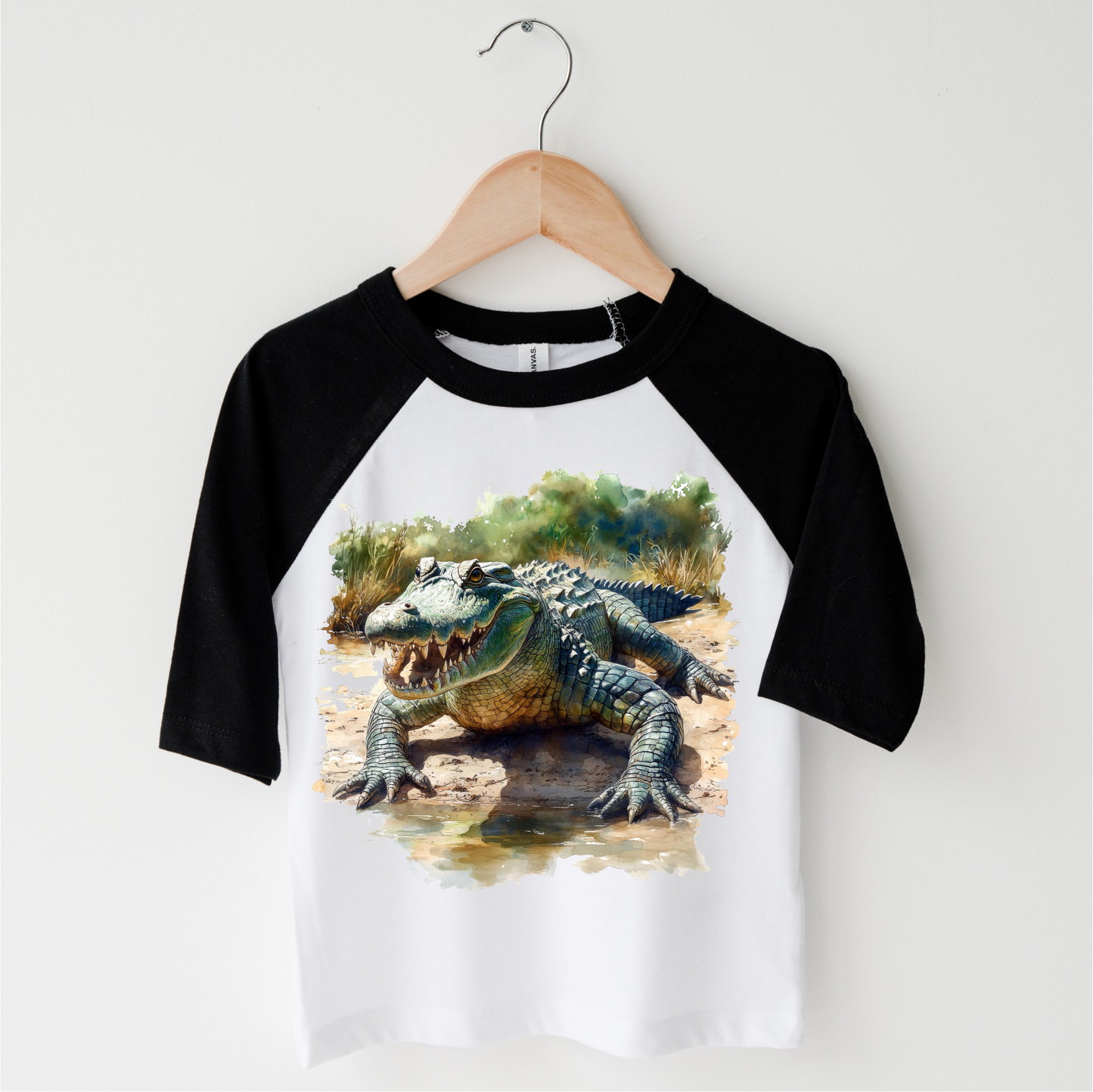 Retro Zoo Alligator Shirt -  Crocodile Tee