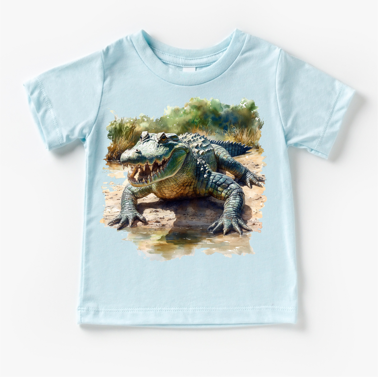 Retro Zoo Alligator Shirt -  Crocodile Tee