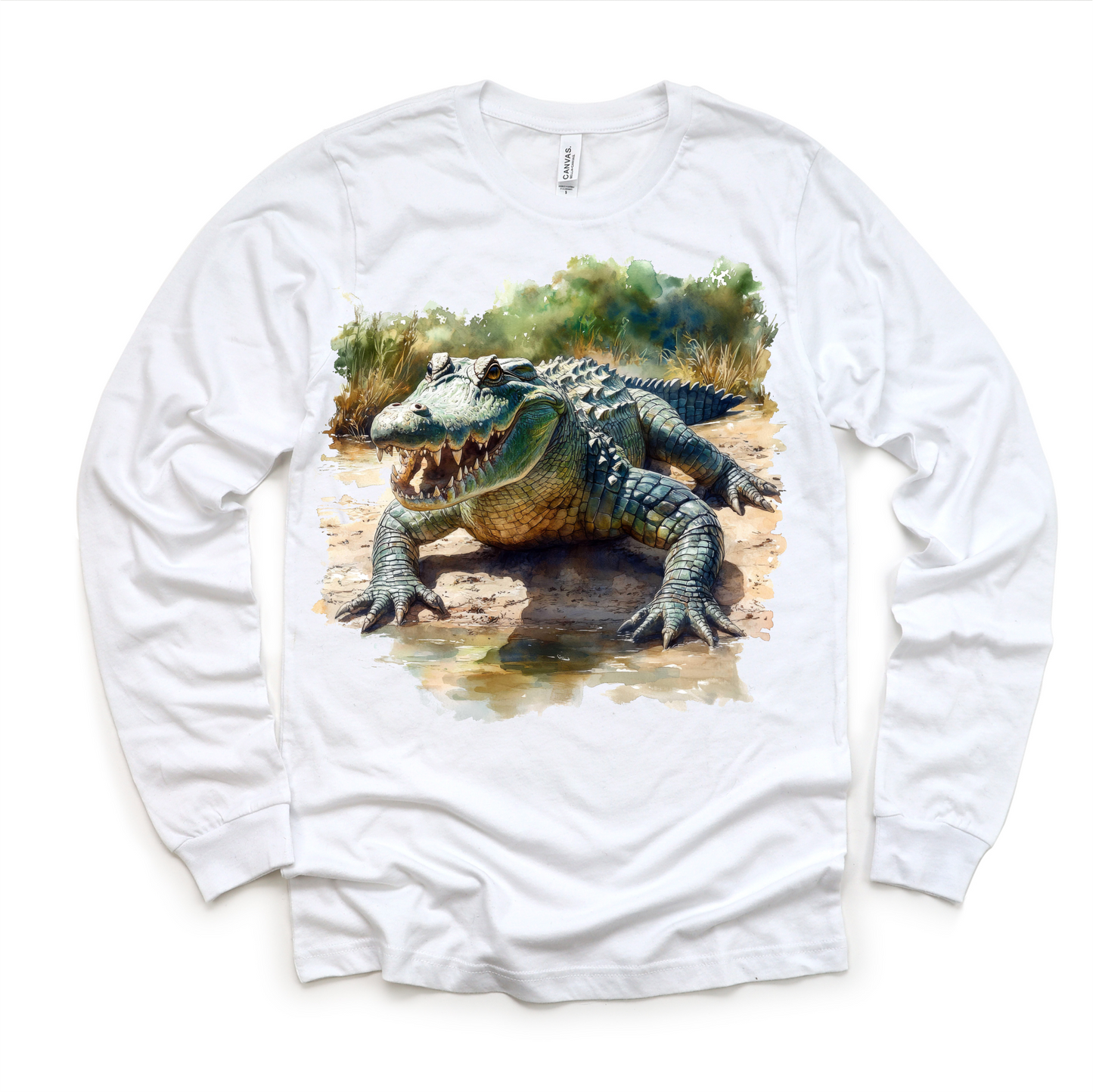 Retro Zoo Alligator Shirt -  Crocodile Tee