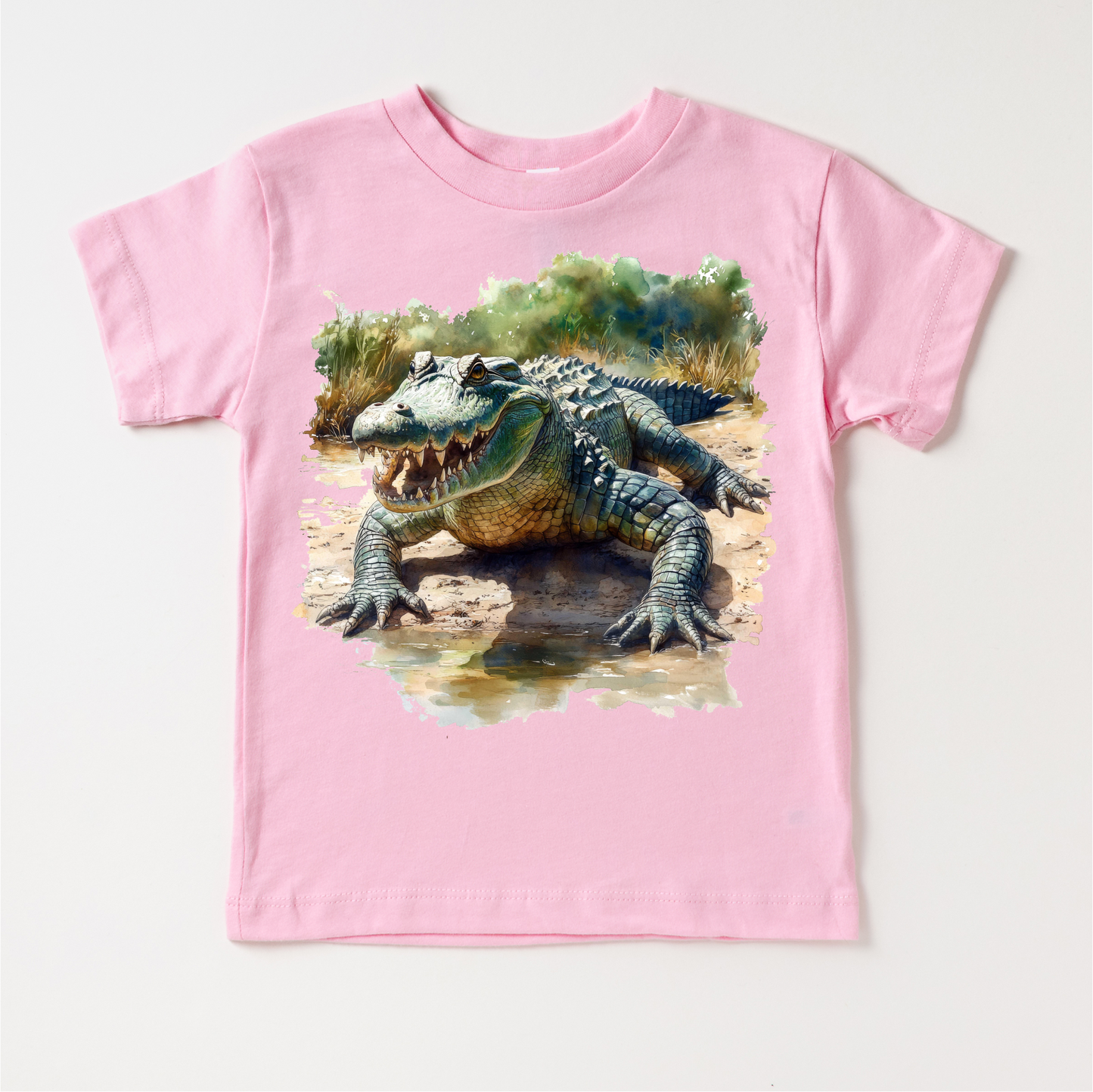 Retro Zoo Alligator Shirt -  Crocodile Tee