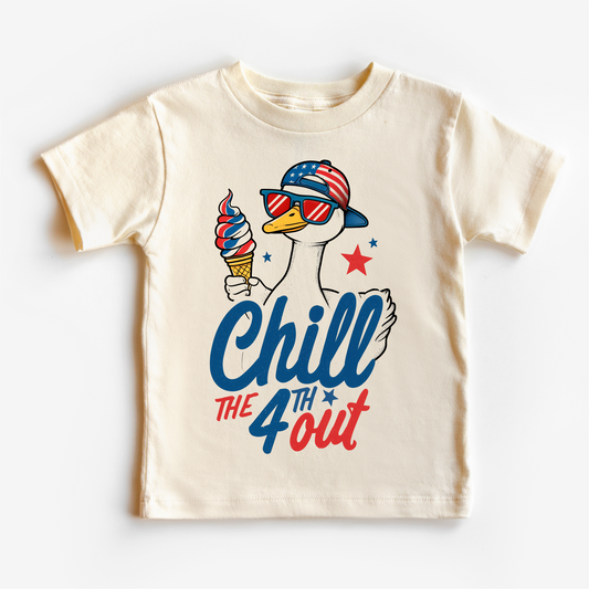 Chill The 4th Out Patriotic Fourth Of July Shirt Independence Day Tee Madi Moosh