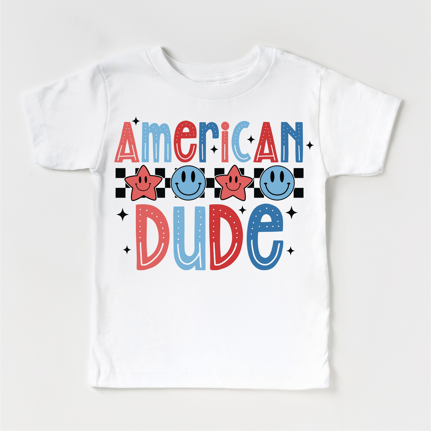 American Dude July 4th  Shirt - Independence Day Tee