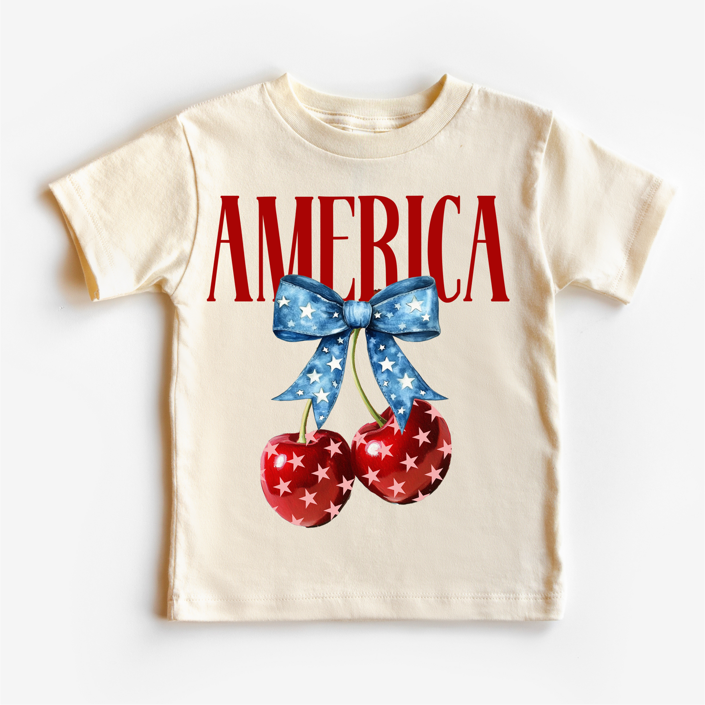 America Cherry July 4th Shirt - Independence Day Tee
