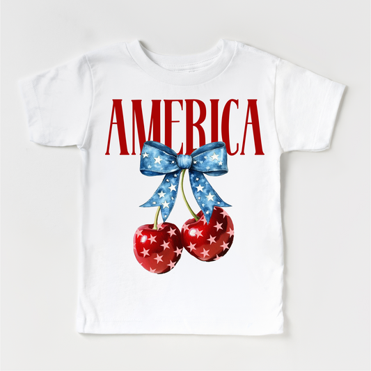 America Cherry July 4th Shirt - Independence Day Tee