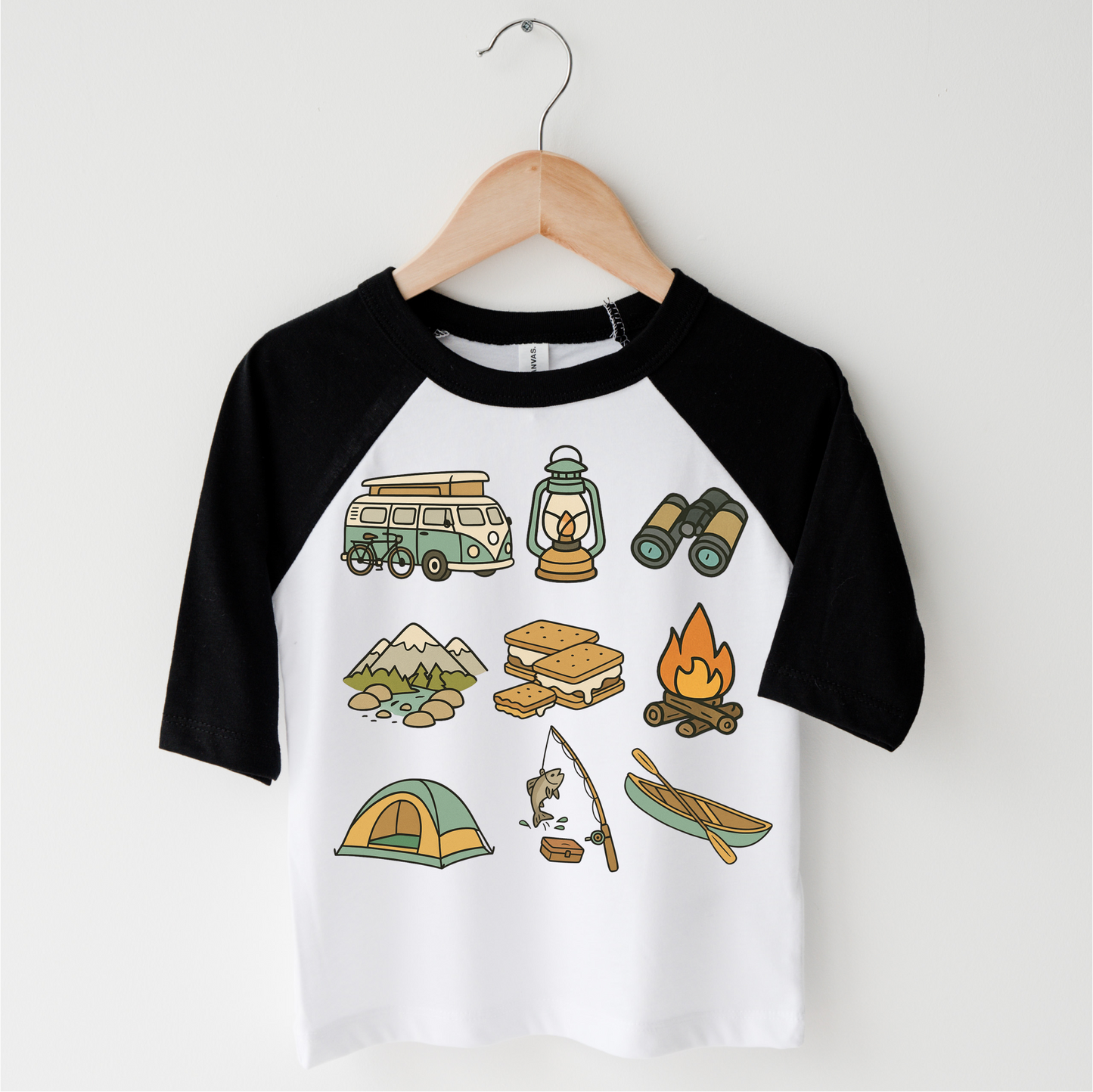 Happy Camper Breathable Camping Shirt Camp Tee Madi Moosh