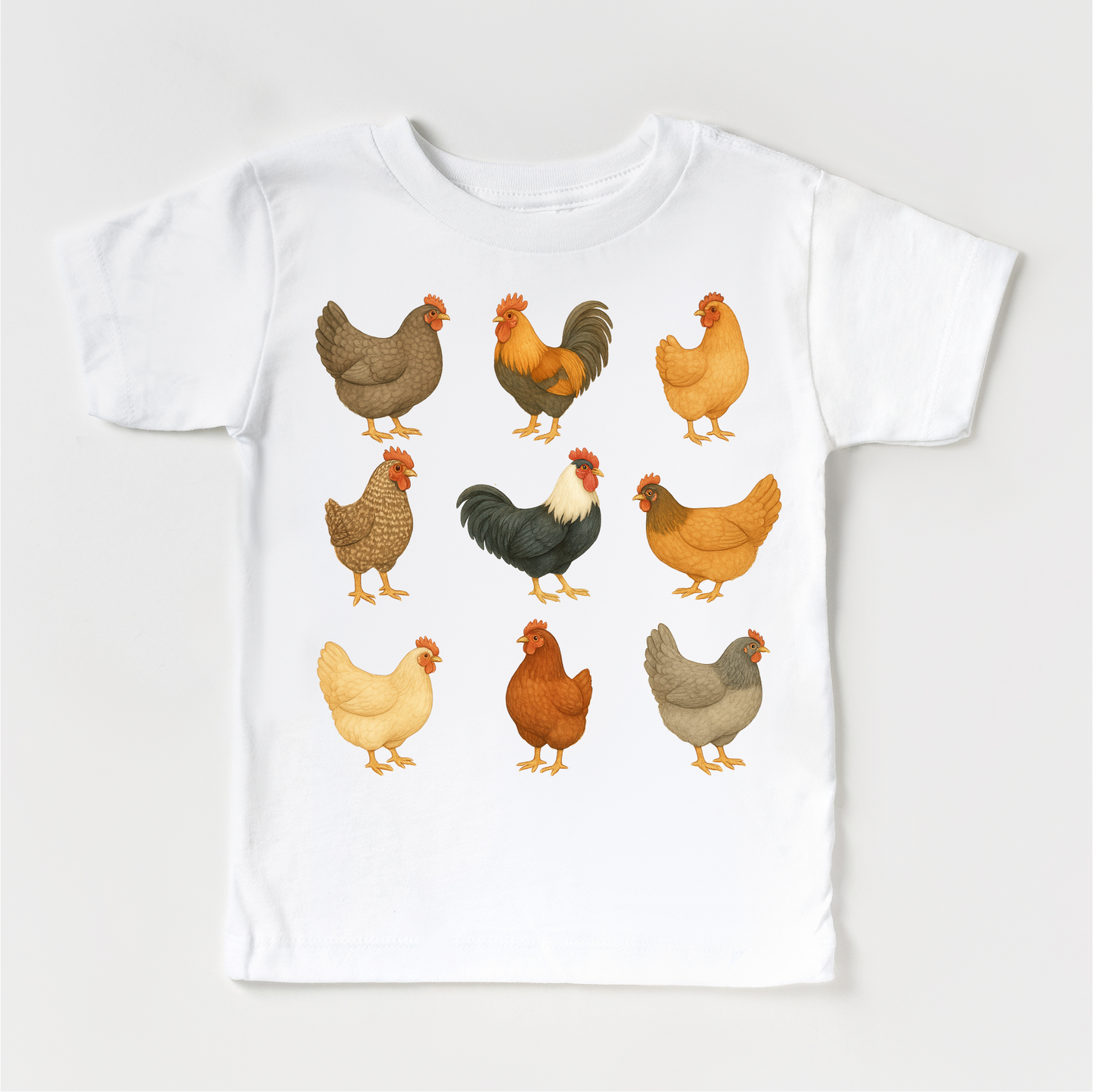 Chicken Rooster Farm Shirt Country Chicken Tee Madi Moosh