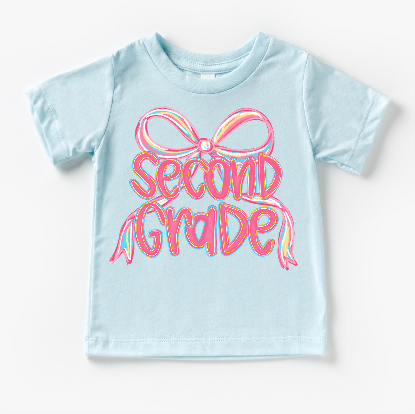 Girls 1st Grade Bow Back To School Shirt First Day Of School Tee