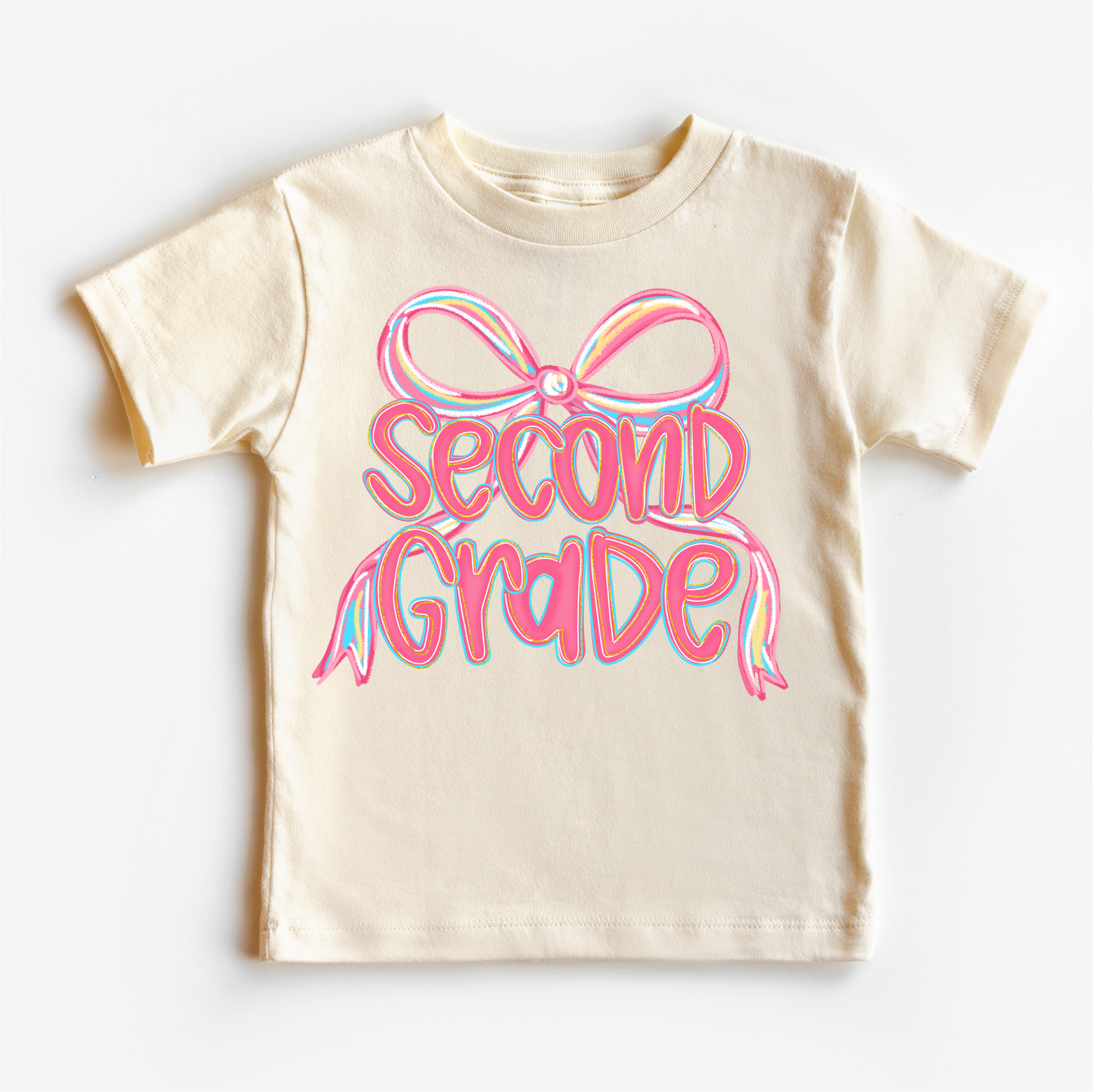 Girls 1st Grade Bow Back To School Shirt First Day Of School Tee
