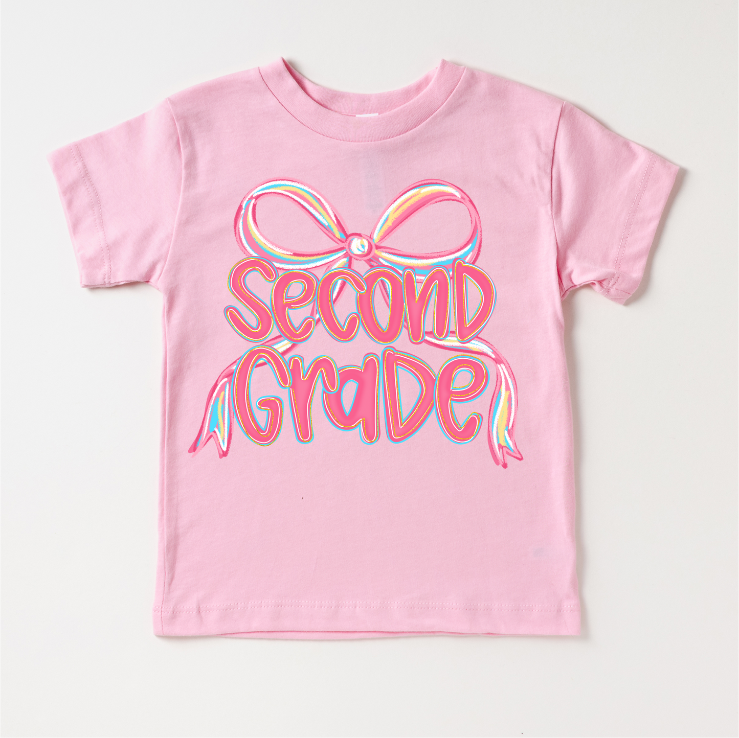 Girls 1st Grade Bow Back To School Shirt First Day Of School Tee