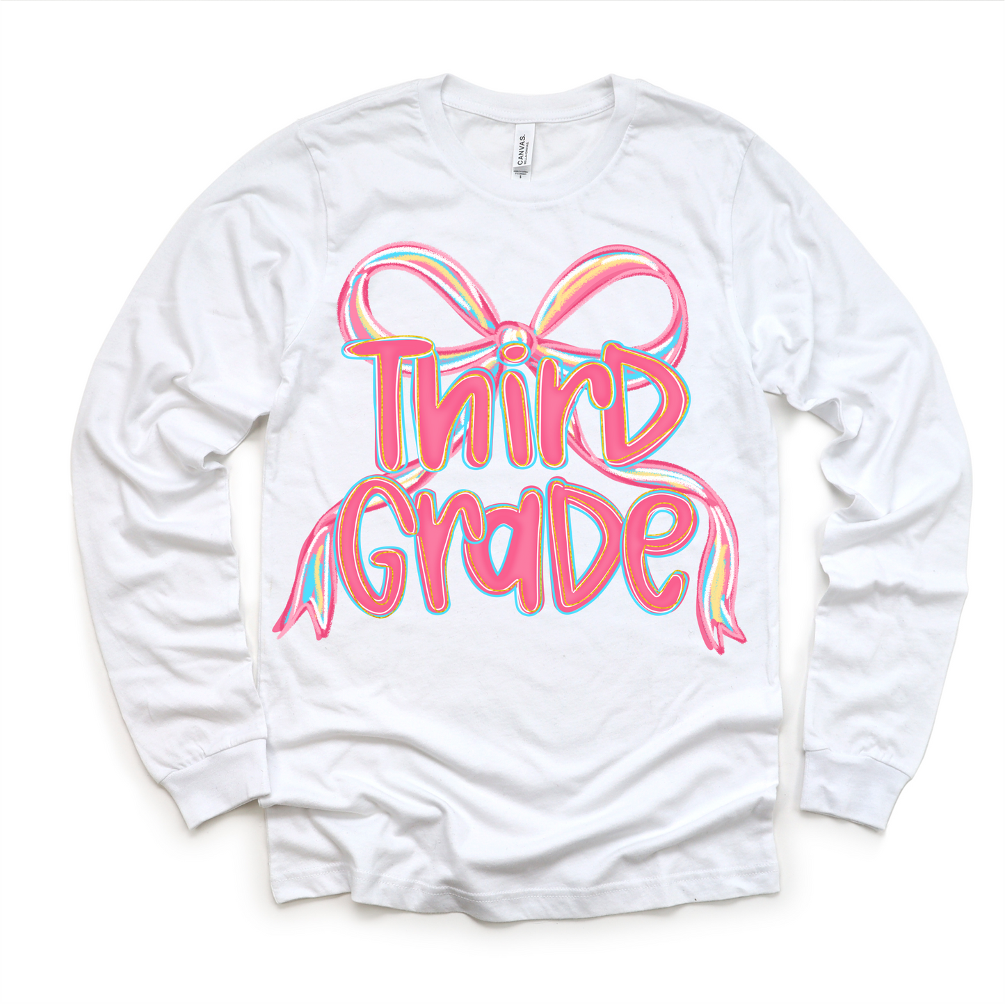 Girls 3rd Grade Bow Back To School Shirt First Day Of School Tee Madi Moosh