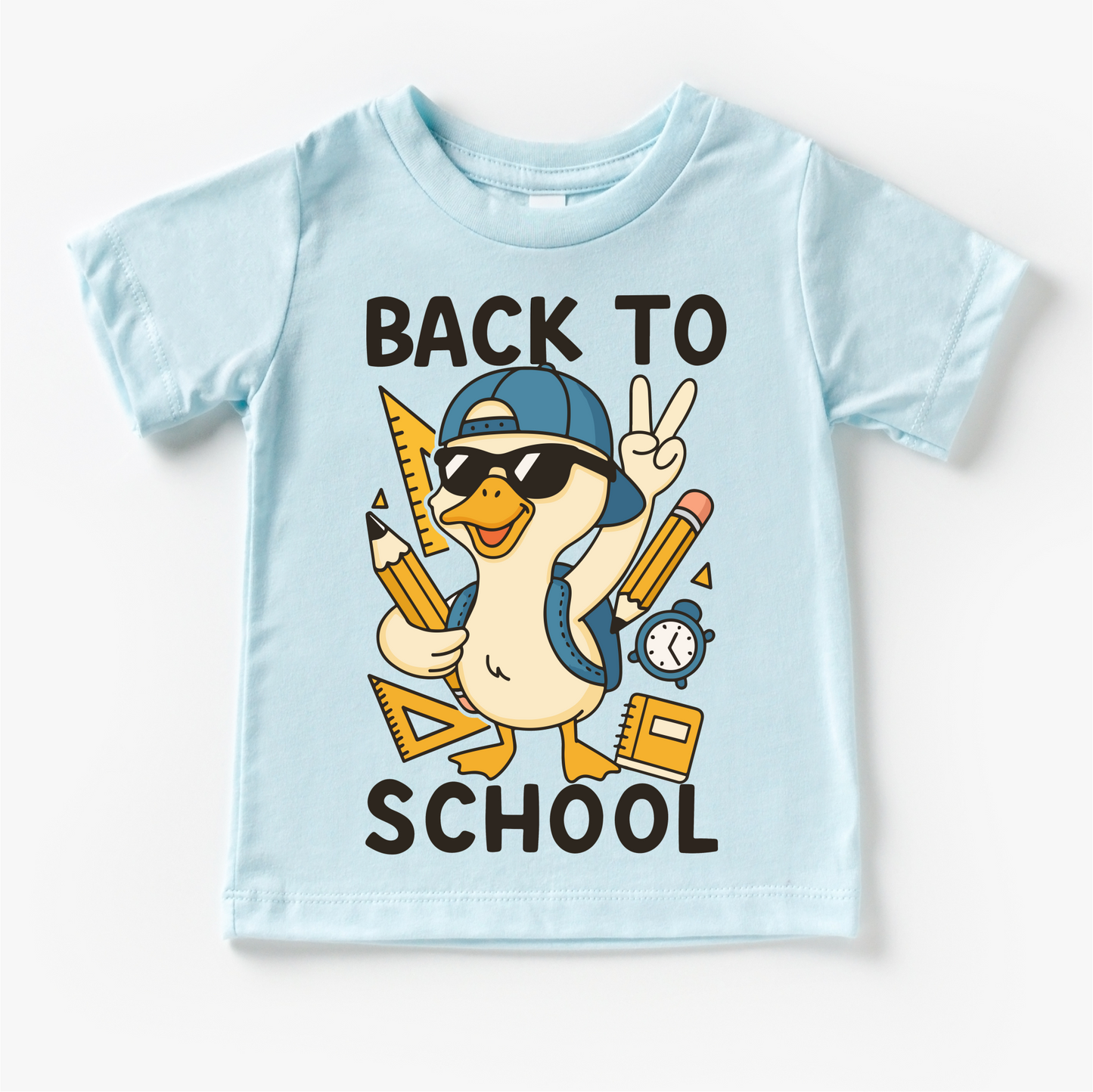 Boys Back To School Cute Duck Shirt Madi Moosh