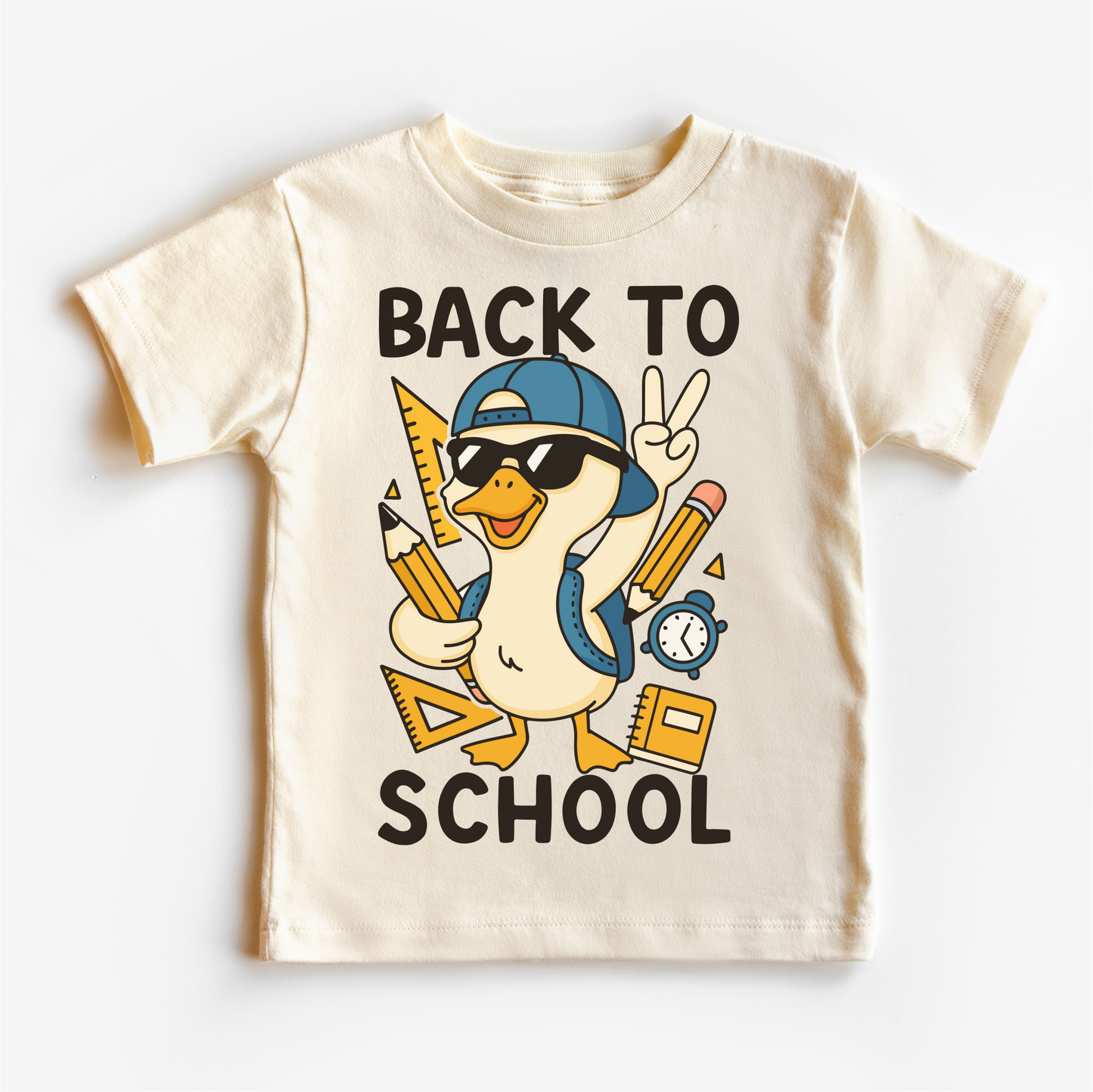 Boys Back To School Cute Duck Shirt Madi Moosh