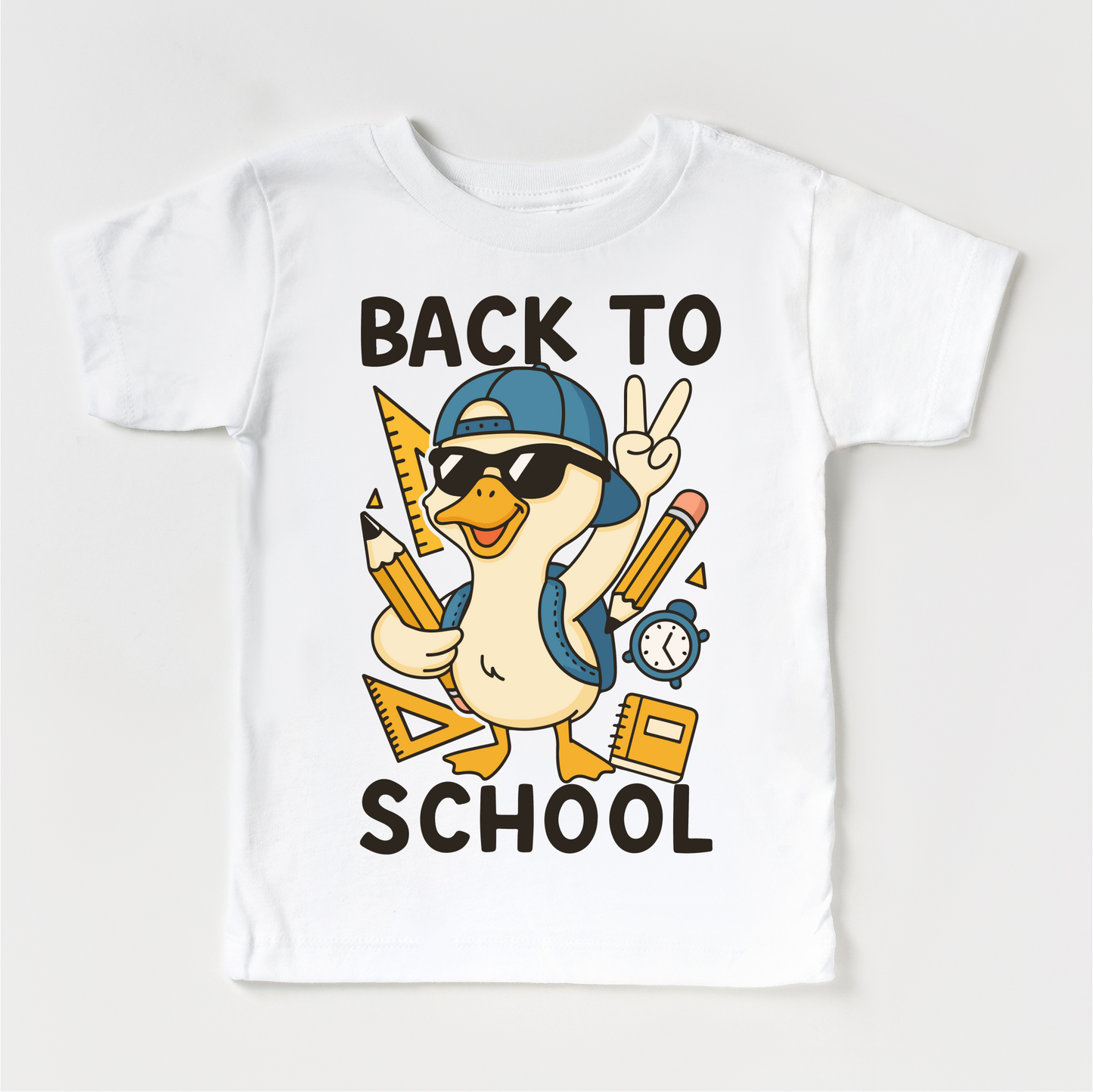 Boys Back To School Cute Duck Shirt Madi Moosh