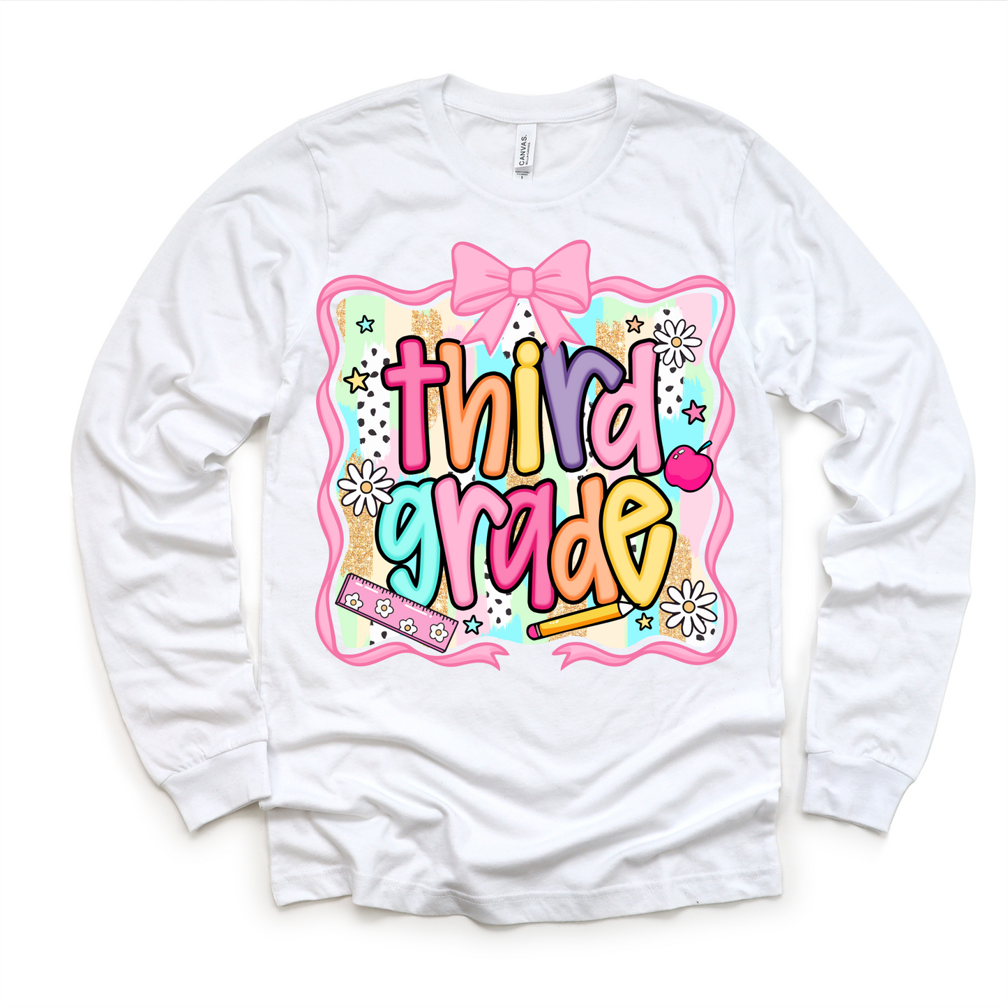 Girls Third Grade School Shirt Comfortable Back To School Tee Madi Moosh