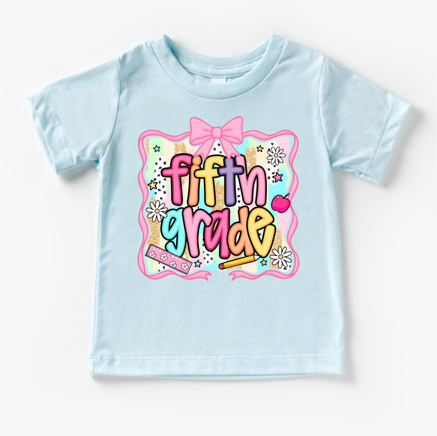 Girls 5th Grade School Shirt Back To School Tee Madi Moosh