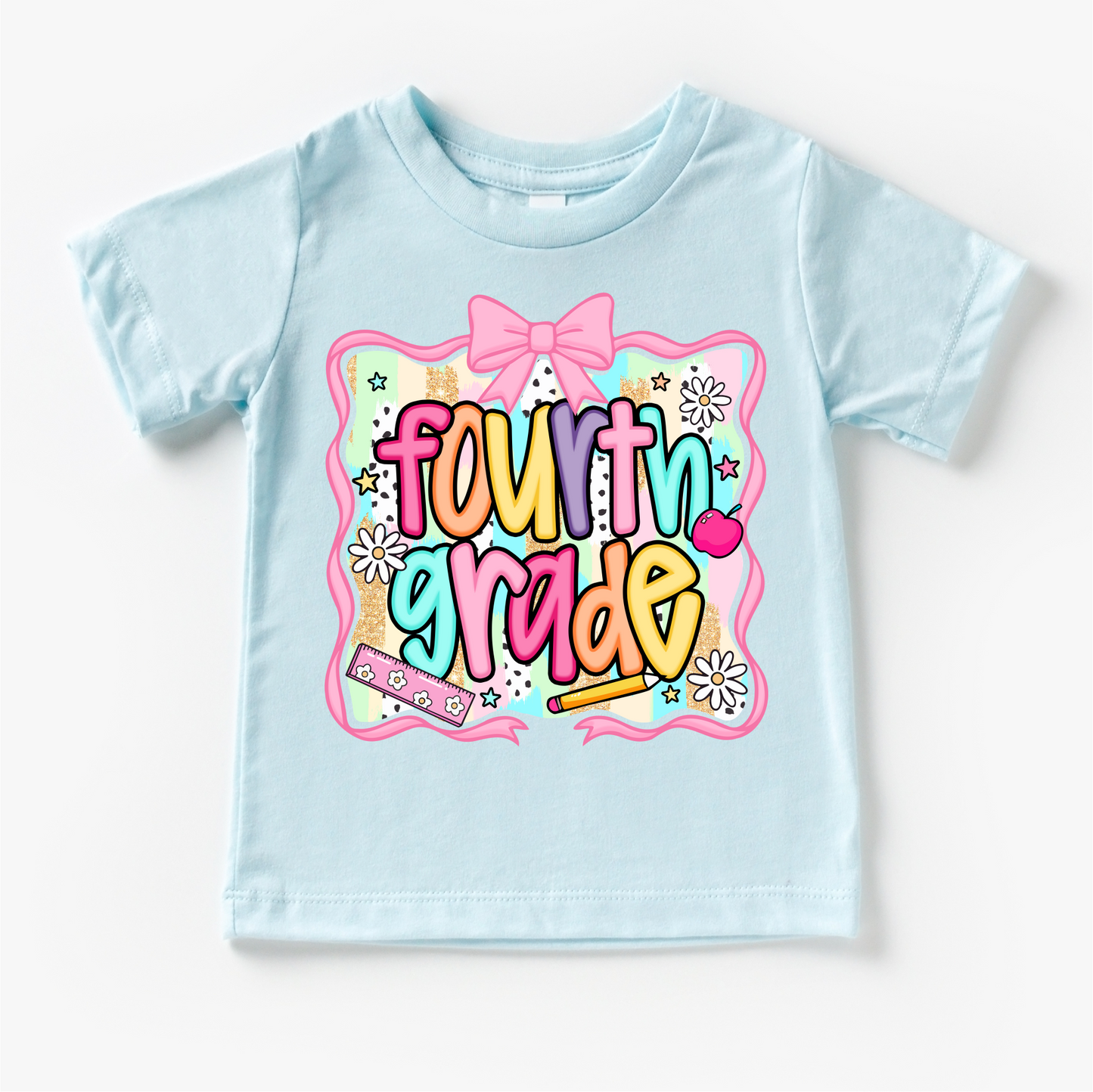 Girls 4th Grade Durable Back To School Shirt Madi Moosh