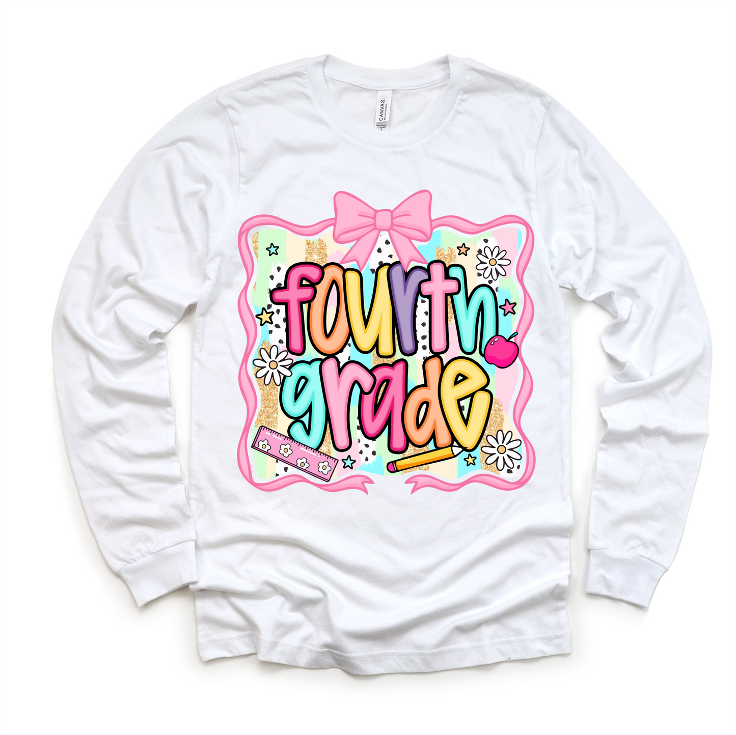 Girls 4th Grade Durable Back To School Shirt Madi Moosh